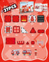 LADFAR 3+, Magnetic Tiles for Kids Ages Fire Rescue Magnetic Tiles Building Blocks with Rescue Scene Pieces