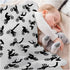 Dirt Bike Motocross Baby Blanket - Super Soft Swaddle for Newborn, Infant, Toddler - XS 30x40 in, Nursery Gift