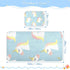 SyXIOP 28" 52" A Cute Cartoon White Unicorns Cooling Baby Crib Mattress x Ultra Soft Pads for Bed Washable