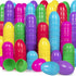 150 Pack Giraffe Fillable Easter Eggs Bulk Multi Color Empty Plastic Eggs for Kids - Easter Basket Stuffers for Kids