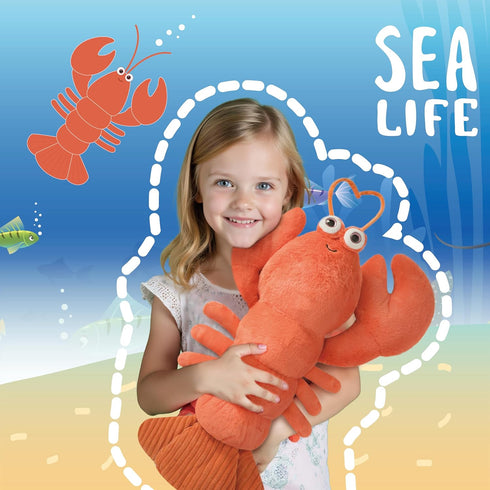 23" 3.3 Niuniu Daddy | Pound Lobster Weighted Stuffed Animals for Kids Adults, Large Lobster Weighted Plush Toys Animal