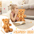 HyDren 12 Pack 12 Inch Bear Stuffed Animal, Cute Plush Bears with Ribbon Bow Ties for Baby Shower