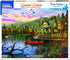 White Mountain Puzzles Sunset Cabin Store - 500 Piece Jigsaw Puzzle