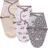 Miracle Baby Swaddle Sack, 3-Pack 100% Cotton Sleep Swaddles Wrap Blankets for Newborns &