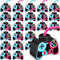 Mifoci 24 Pcs Plastic Video Gaming Party Favor Gift Supplies, 10oz Gamer Birthday Party Drink Cups (Blue,Rose)