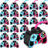 Mifoci 24 Pcs Plastic Video Gaming Party Favor Gift Supplies, 10oz Gamer Birthday Party Drink Cups (Blue,Rose)