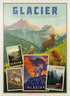 MyPuzzle Glacier National Park: Collage Print - Premium 1000 Piece Jigsaw Puzzle for Adults