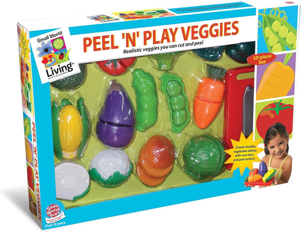Small World Toys Living - Peel 'N' Play 13 Pc. Playset