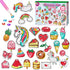 TOY Life Diamond Painting Kits for Kids, 26pcs Unicorn Diamond Art Stickers, Gem Art Craft Kits for Ages 3-12