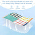SyXIOP 28" 52" Colored Checkerboard Cooling Baby Crib Mattress Cover x Washable Bed pad for Baby&Toddler