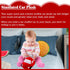 Plush Red Stuffed Car Shaped Pillow - Cute Toy Decor Gifts for Kids, 11.8 Inch