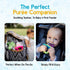 Sunset Teetherpop Fillable Freezable Teethers for Babies - Breastmilk Teether with Spill-Proof Sippy Slits Teething