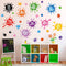 Colorful Inspirational Quotes Wall Decals, Watercolor Paint Wall Stickers with Motivational Lettering for Kids