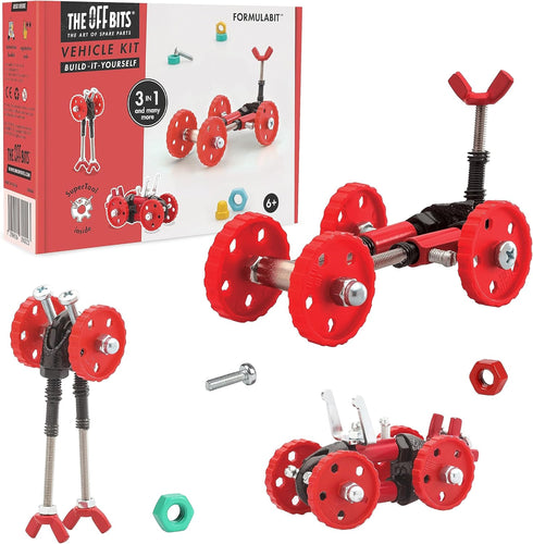 Vehicle Stem Building Toys - Educational Build Your Own Robot Toy for Kids Age 6+ - FormulaBit