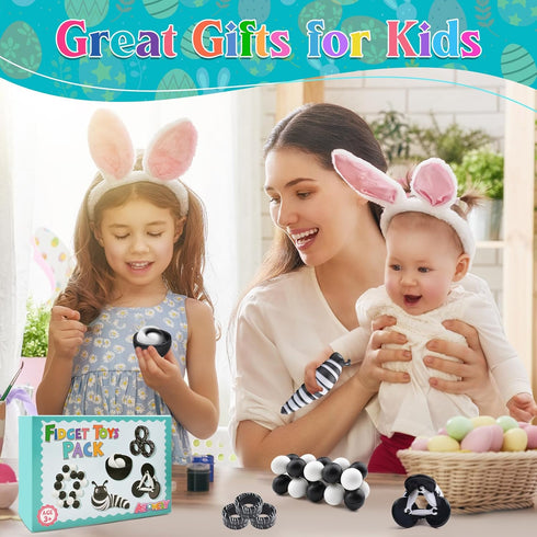 Pack, 5PC Set 8-12 Fidget Toys Adults Sensory Toys Easter Basket Stuffers for Kids Teen Autism, Desk Toy Stress Relief