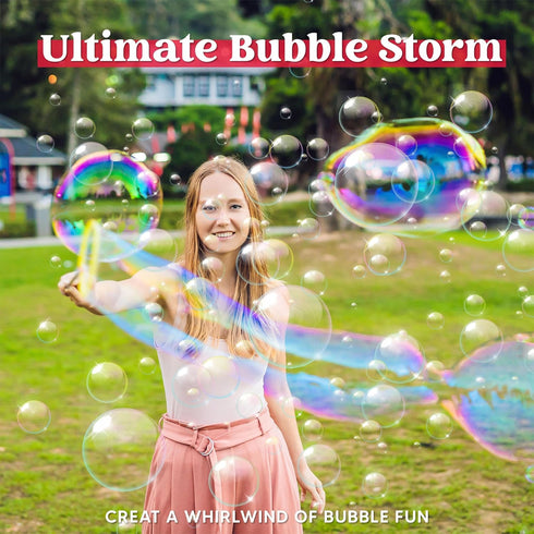 Set, 48 Summer JOYIN Big Bubble Wands Pcs Giant Bubble Maker with Tray Bulk for Kids Adults Gifts, Outside Toys, Easter