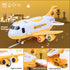 3+ Interactive Airplane Toy with Toy Cars - Toy Airplane with Lights, Music, Jet Mist Effect & Play Mat