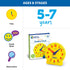 Learning Resources Big Time Student Clock - Teaching & Demonstration Clock for Ages 5+