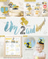 HYCSANBAO 2 2nd 2nd Construction Birthday Party Supplies for Year Old Boy, Birthday Decorations For Boys, Dump Truck