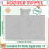 0-5 28 47 Inch Color,2 Xtinmee Toddler Bath Towels Hooded for Kid Year x Absorbent Baby Hooded Towel with Bear Ears