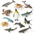 RECUR Shark Toys Cake Topper for Kids Boys Sea Creatures Octopus Mini