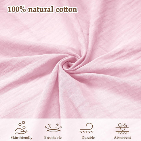 4 Pack 47" 47", 100% david's kids Baby Muslin Swaddle Blankets x Cotton Swaddling Blankets Wrap for Boys Girls, Ultra