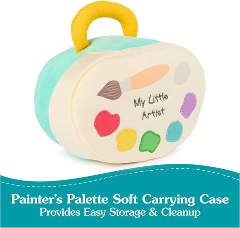 5-Piece Playset 7.5 GUND Baby My Little Artist Plush with Rattle, Squeaker and Crinkle Plush Toys, Sensory Toy