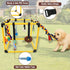 Interactive Dog Play Gym for Puppies Indoor Puppy Play Gym with Hanging Toys, Chew Accessories & Activity Posts
