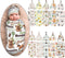 Kegono Personalized Cowboy Swaddle Blanket Boy Girl Newborn Essentials,Custom Baby Cowboy Swaddle Blanket