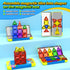 3 4 5 6 7 8+ Soyee Mini Magnetic Tiles Travel Toddler Toys with Metal Tin Portable STEM Building Kids Toys for Years