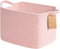 Goodpick Woven Storage Basket for Shelves, Small Rectangle Baby Nursery Basket, Towel Baskets, 13 x 10 x 9 Inches,