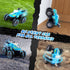 with360 4-7 JICUICUI Dinosaur Monster Truck Toys - Remote Control Monster Truck with Light, Mini Dinosaur Toys