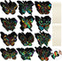 Sratte 120 Pcs Butterfly Scratch Cards, 12 Styles Rainbow Spring Crafts, Kids' Paper Craft Kits for DIY Decoration