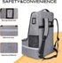 Backpack LARIPOP Car Seat Travel Bag for Airplane Gate Check Approved, Padded with Adjustable Straps, Reflective Strips