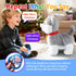 Marsjoy Husky Walking Barking Dog for Kids Interactive Musical Puppy Robot Repeats What You Say, Realistic Licking