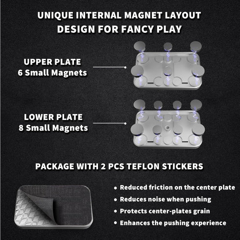 2.0) Mountain Fidget Slider, Trackless Design for Fancy Tricks, EDC Fidget Toys Adults Stress Relief Toy for Keep Focus