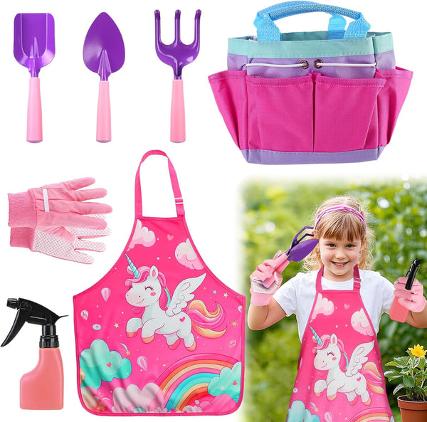 Kids Gardening Tool Set - Garden Tools for Kids with Shovel Trowel