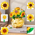 Set 632PCS 14+, Sunflower Building for Adult, Flower Bouquet Botanical Collection Building Block Toy for Woman Girls