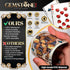 Gemstone Deck (2-Pack), 100% Set 54 2 Premium Waterproof Playing Cards Plastic Water Proof for Pool Beach Hot Tub