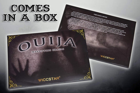 Black Spirit Board Game for Ghost Hunting | Includes Planchette and Instruction