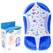 Baby Bath Seat Support Net, Patterned Bath Sling with Six Safety Support Corners for Newborns
