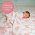 100% 47 47 Inches 2 Pack) LollyBanks Baby Blanket, Cotton Muslin Swaddle Blankets for Girls, Large x Newborn Blanket