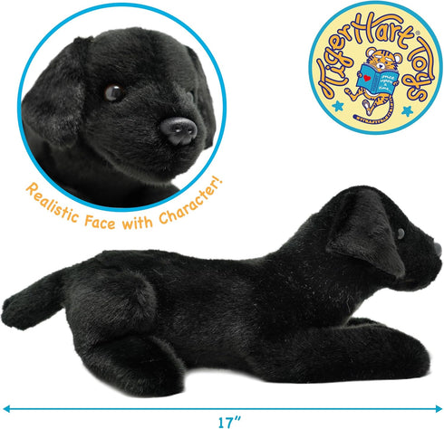 12 Inch TigerHart Blythe The Black Lab - Stuffed Animal Plush
