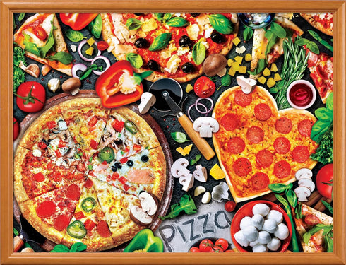 Masterpieces 300 Piece EZ Grip Jigsaw Puzzle - Viva la Pizza 18"x24"