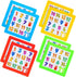 Sumind 8 Pieces Slide Puzzles for Kids, Colorful Plastic IQ Blocks Toys Brain Teaser Game Gift for All Ages