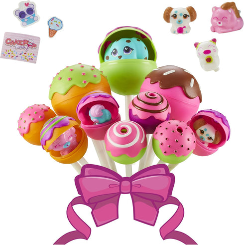 Basic Fun CakePop Cuties, CakePop Bouquet, Squishies, Includes 25 Surprises!