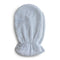 mushie Baby Bath Mitt, Organic Cotton, Pack of 2 in Baby Blue