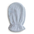 mushie Baby Bath Mitt, Organic Cotton, Pack of 2 in Baby Blue