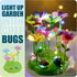Wiyeang 36 DIY Flower Bouquet Craft Kit for Kids, Water Absorbing Dyeing & Fabric Flowers, Light-Up Music Base, Bug