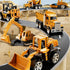 NIPLOOOW 3 4 5 6 Set Construction Toys for Years Old Boys Girls Kids, Die Cast Metal Truck Toys W/Play Mat, Sand Toys